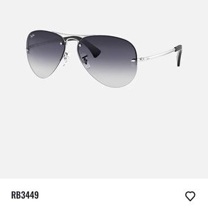 Ray Ban RB3449 Silver Sunglasses